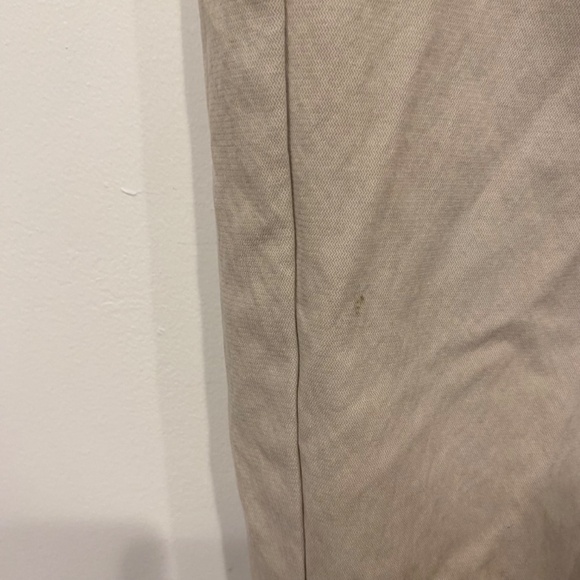 COS Cream Straight Barrel Leg Flat Front Minimalist Trouser Pants size 4 - Picture 4 of 6